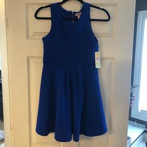 Royal blue formal girls dress